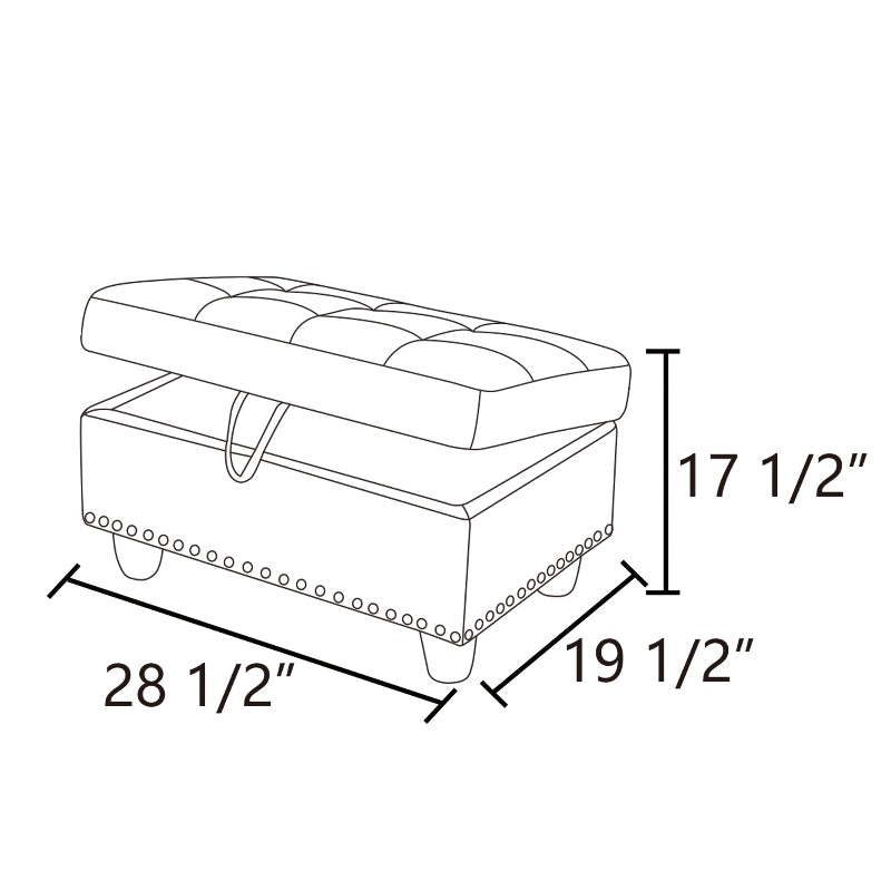 Aainehome Ottoman