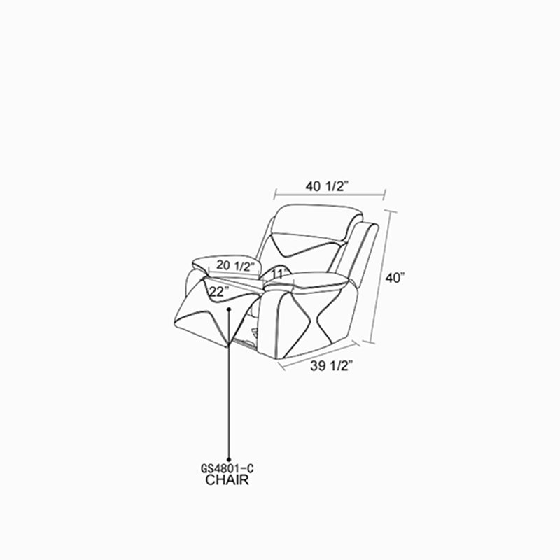 Aainehome Reclining Sofa