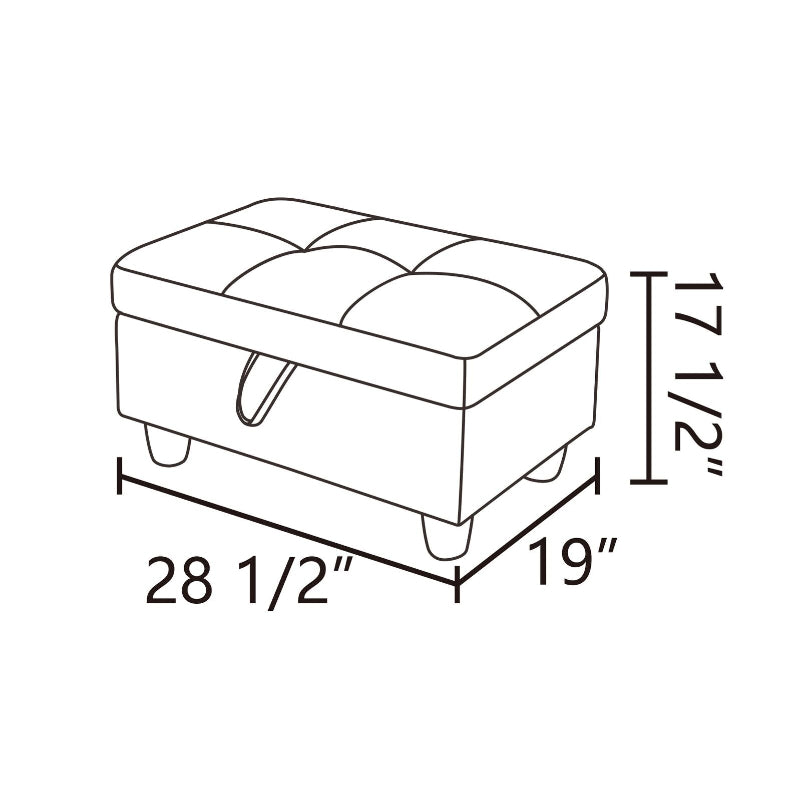 Aainehome Ottoman