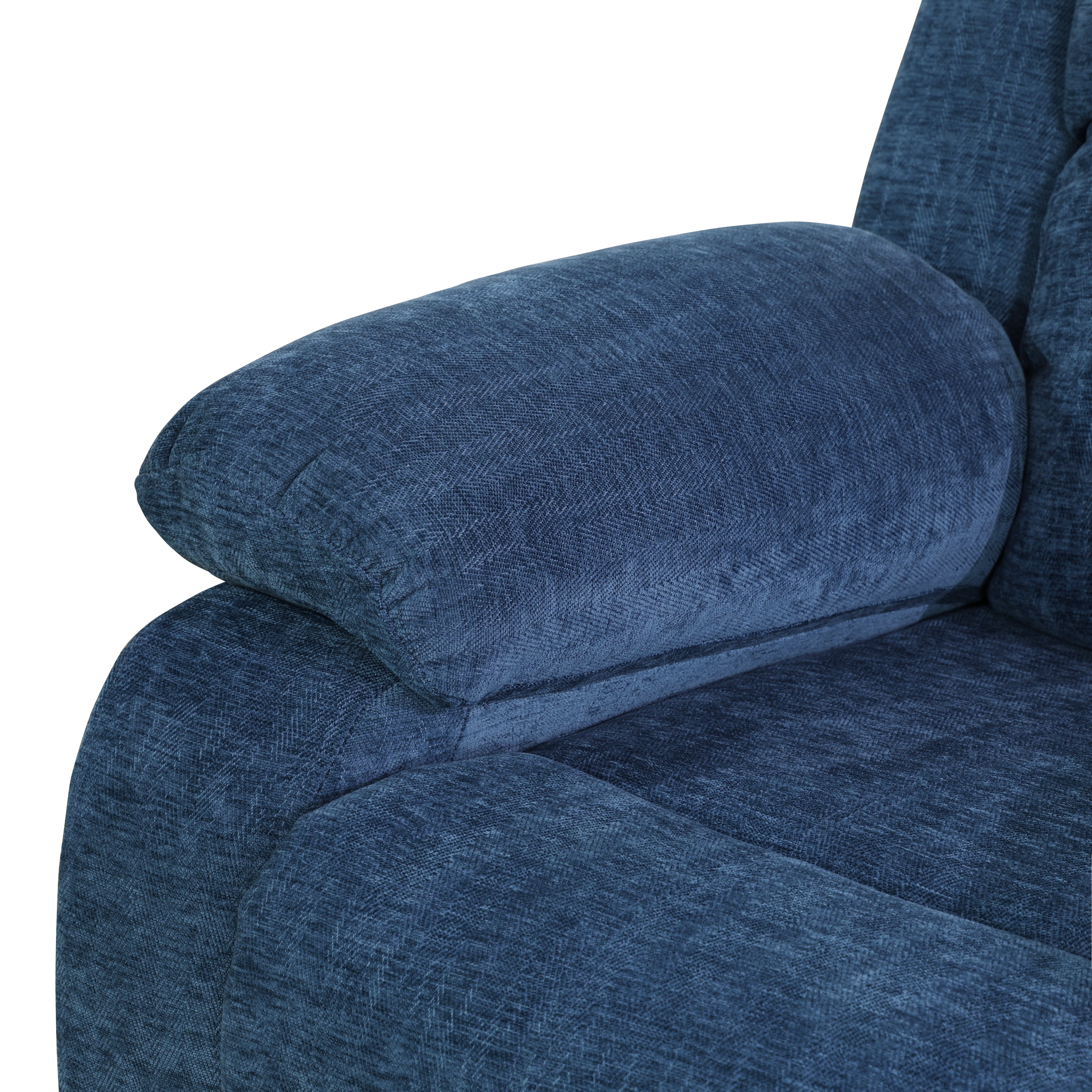 Ainehome Light Blue Flannel Unit Sofa Living Room Sofa