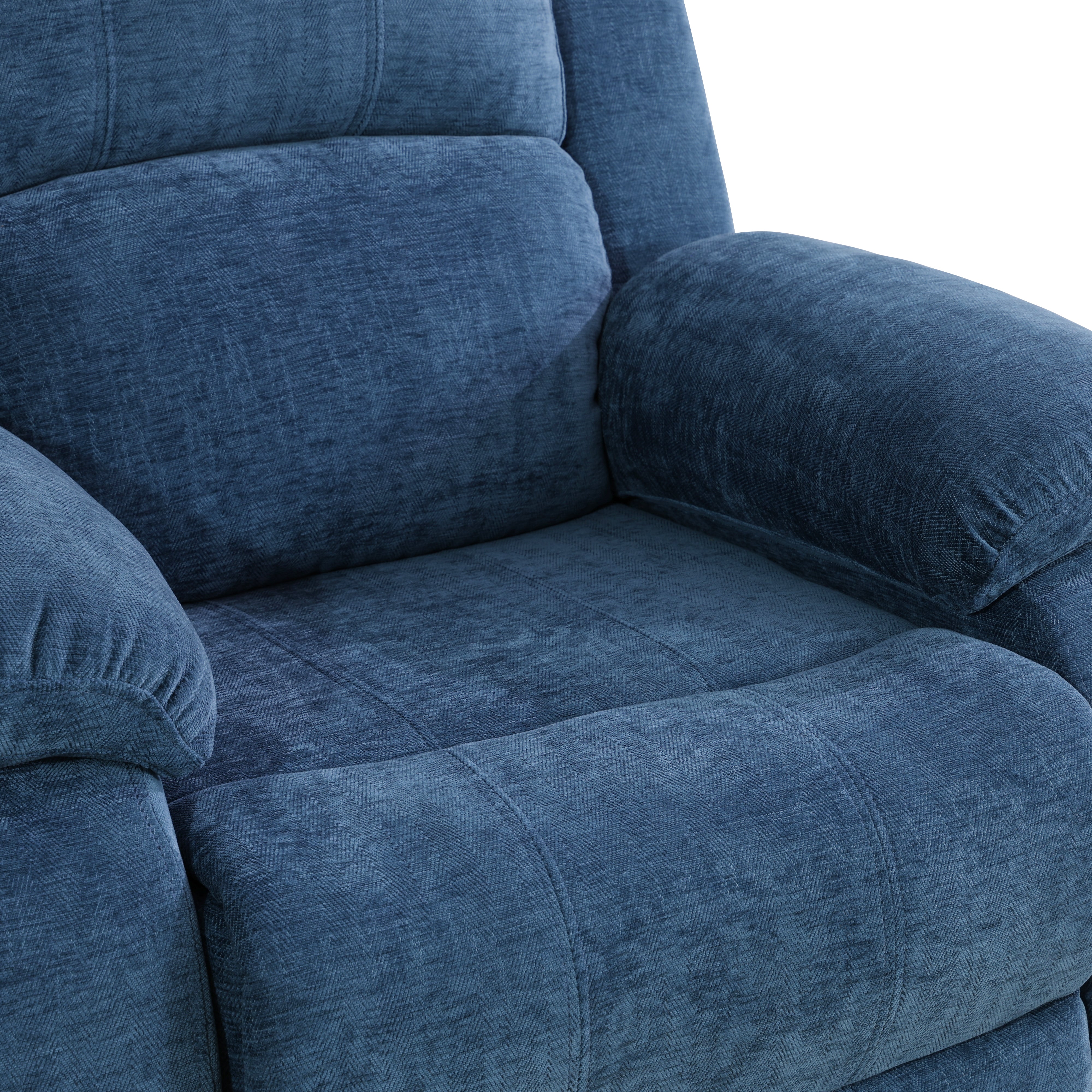 Ainehome Light Blue Flannel Unit Sofa Living Room Sofa
