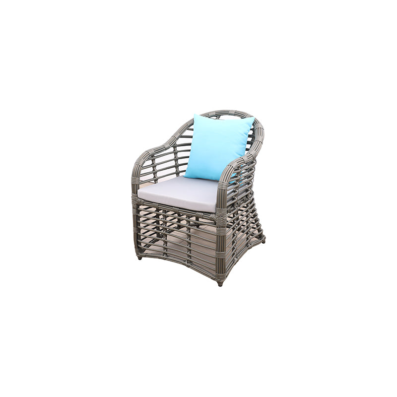 Ainehome Polyethylene And Iron Brown 6-Piece Outdoor Sofa Set