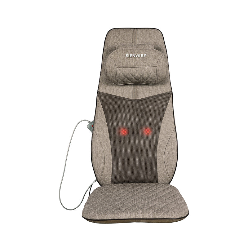 SIENWIEY Air 4.0 Full Body Massage Cushion Neck & Back Shiatsu Massage Chair Pad
